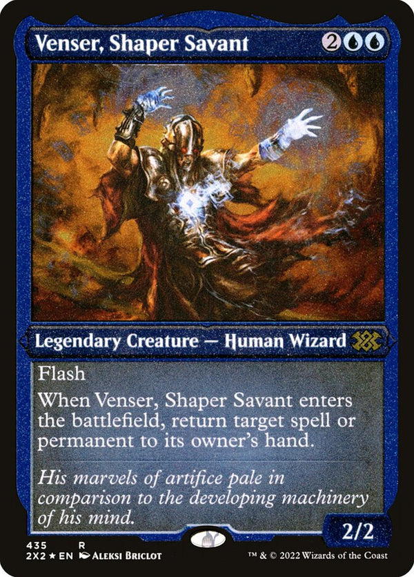 Venser, Shaper Savant (Foil Etched) - Magic: The Gathering