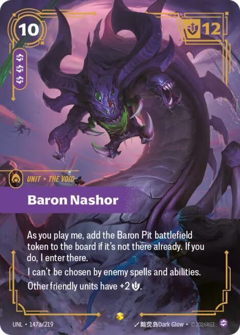 Baron Nashor (Alternate Art) - Riftbound: League of Legends TCG