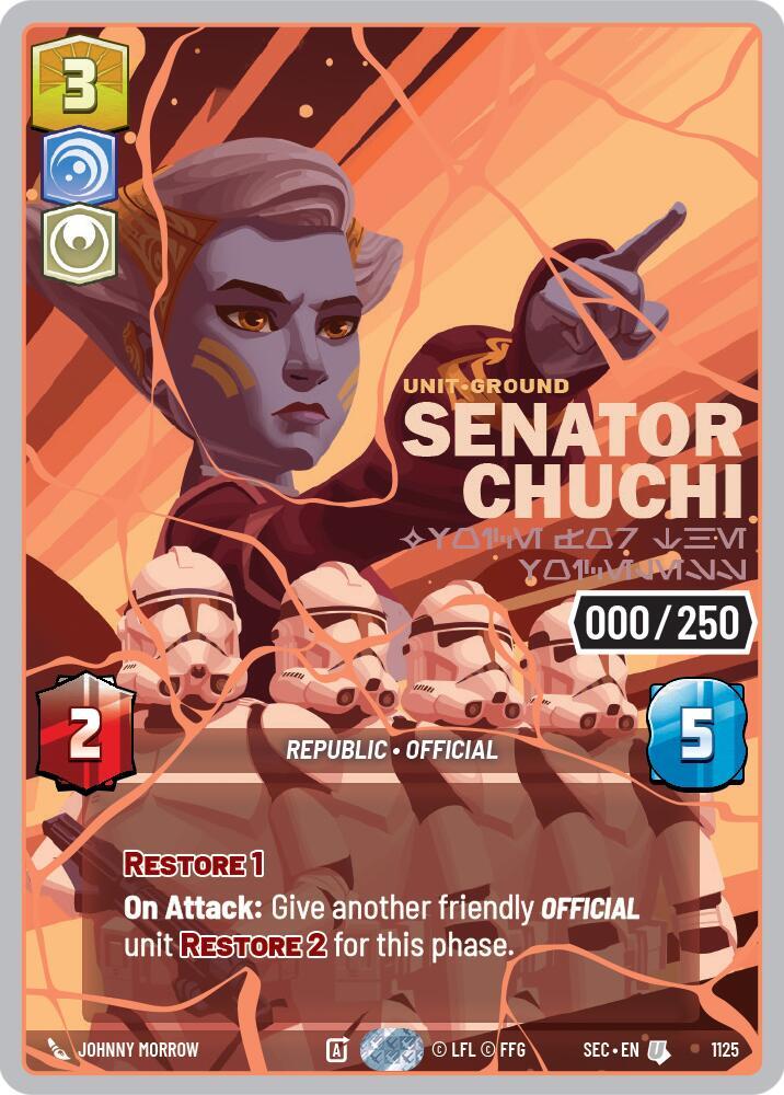 Senator Chuchi - Voice for the Voiceless (Serialized) (Rose Gold)