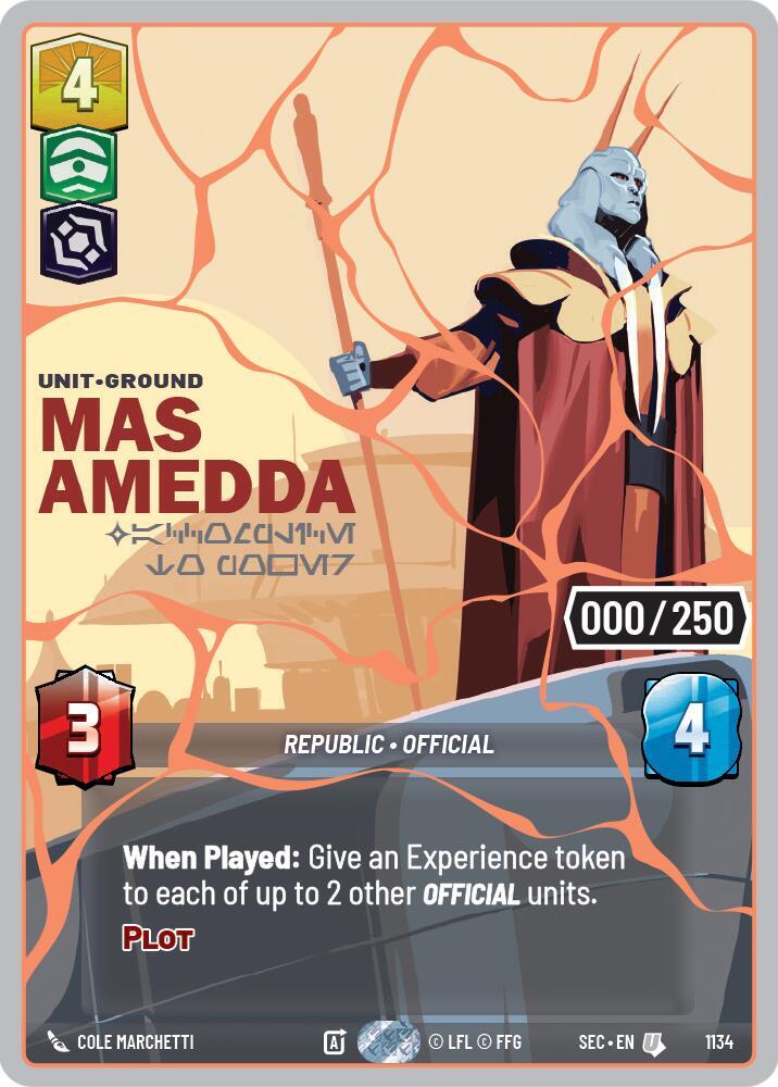 Mas Amedda - Accomplice to Power (Serialized) (Rose Gold)