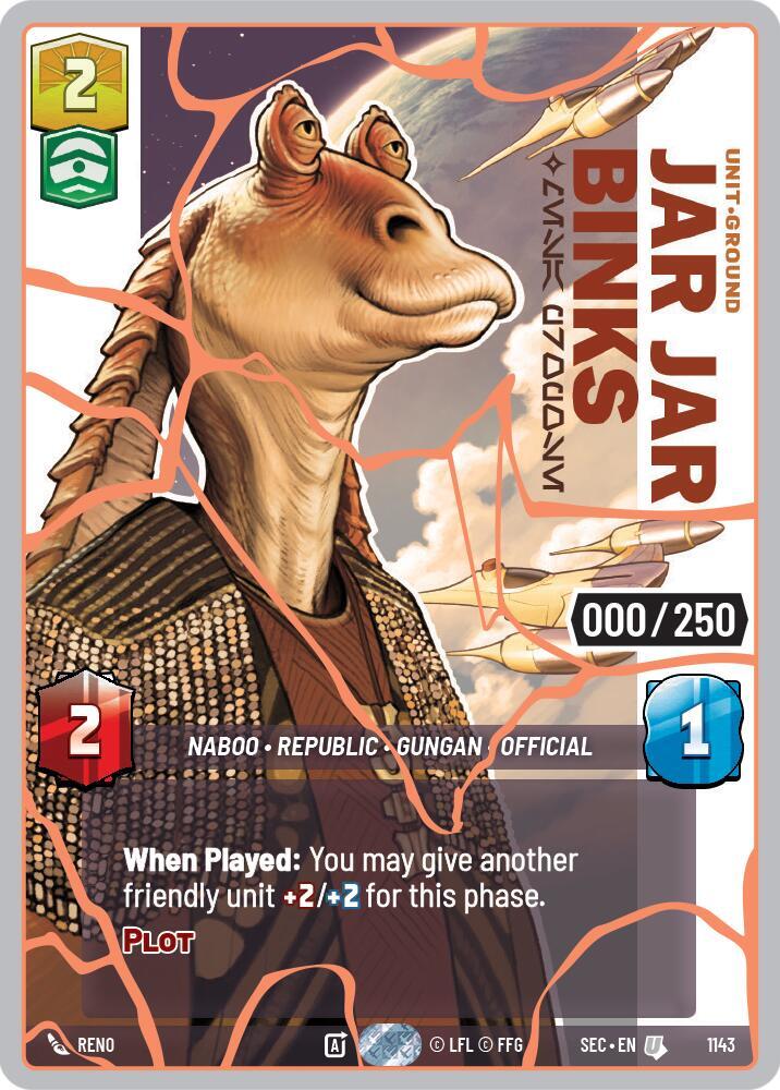 Jar Jar Binks - Mesa Propose (Serialized) (Rose Gold)