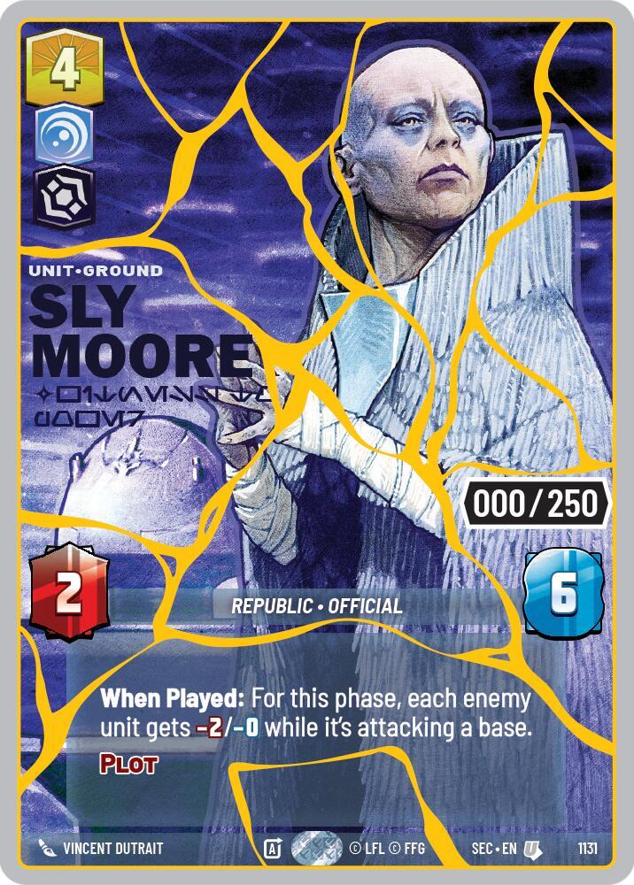 Sly Moore - Witness to Power (Serialized) (Gold)