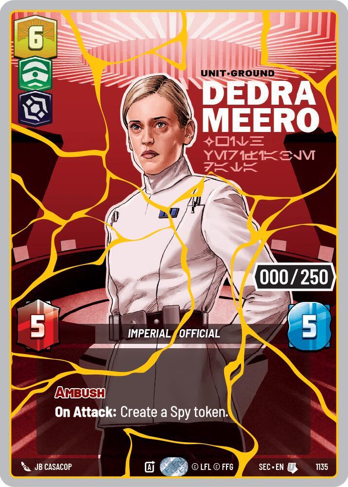 Dedra Meero - With Verifiable Data (Serialized) (Gold)