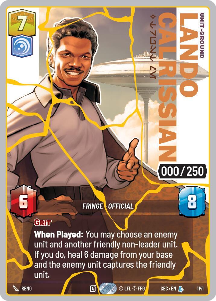 Lando Calrissian - Trust Me (Serialized) (Gold)