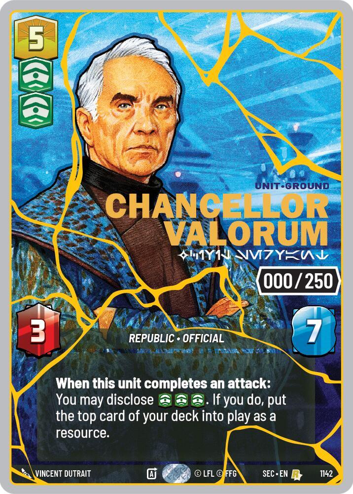 Chancellor Valorum - Civil Servant (Serialized) (Gold)