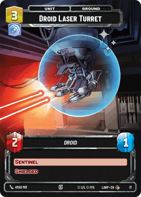 Droid Laser Turret (Foil) - Star Wars Unlimited