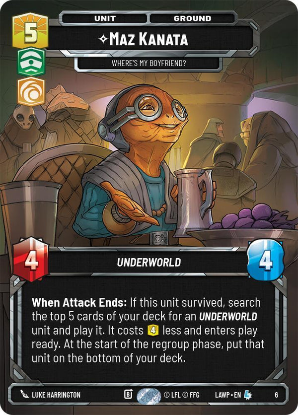 Maz Kanata - Where's My Boyfriend? - Star Wars Unlimited