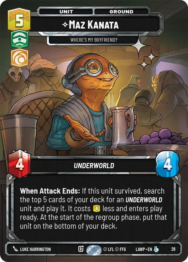 Maz Kanata - Where's My Boyfriend? (Foil) - Star Wars Unlimited