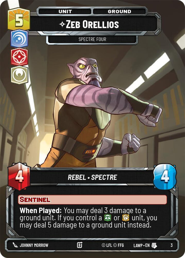 Zeb Orellios - Spectre Four - Star Wars Unlimited
