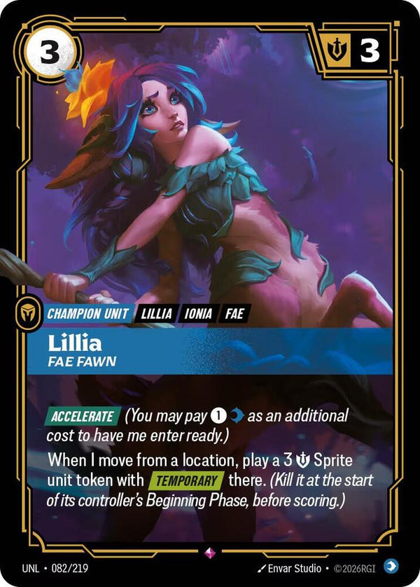 Lillia - Fae Fawn - Riftbound: League of Legends TCG