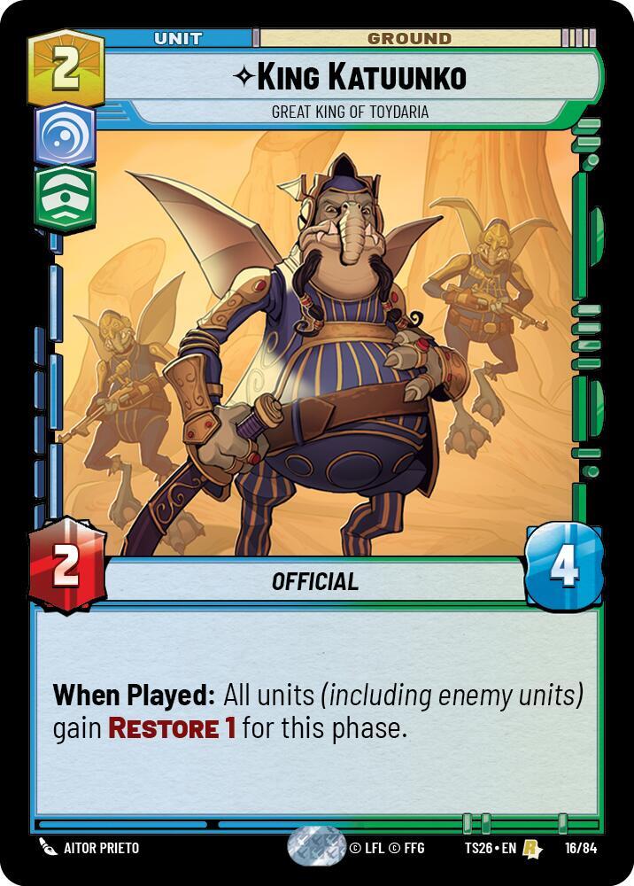 King Katuunko - Great King of Toydaria