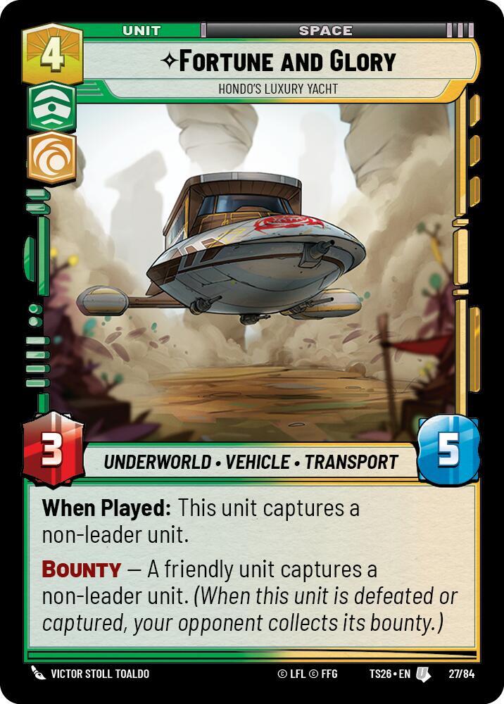 Fortune and Gory - Hondo's Luxury Yacht