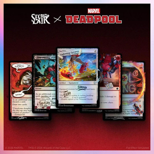 Secret Lair Drop: Secret Lair x Marvel's Deadpool: I Fixed It (You're Welcome) - Traditional Foil Edition - Magic: The Gathering