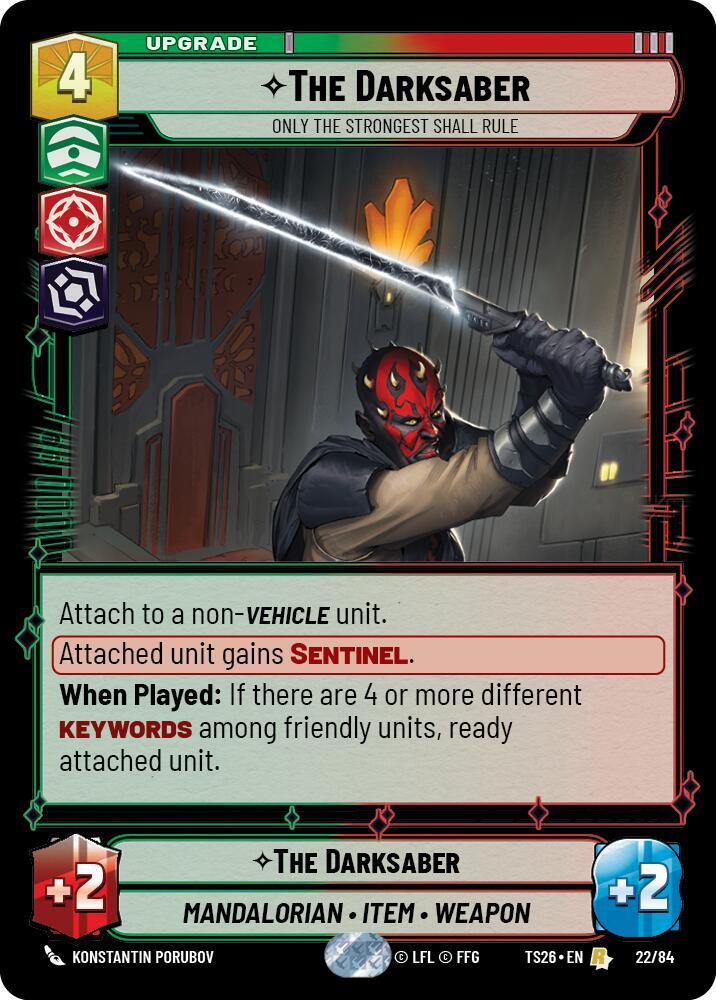 The Darksaber - Only the Strongest Shall Rule