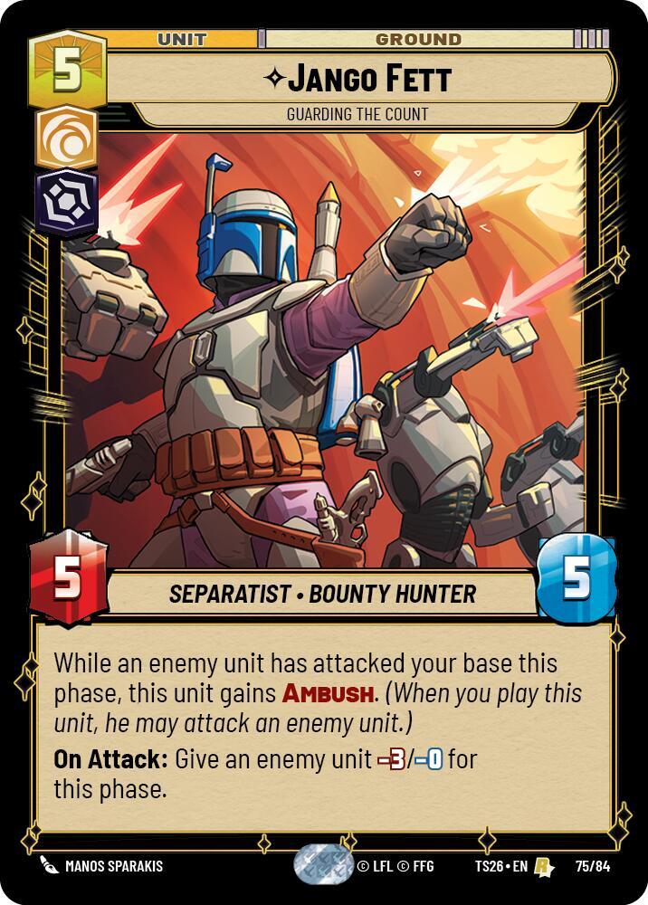 Jango Fett - Guarding the Count