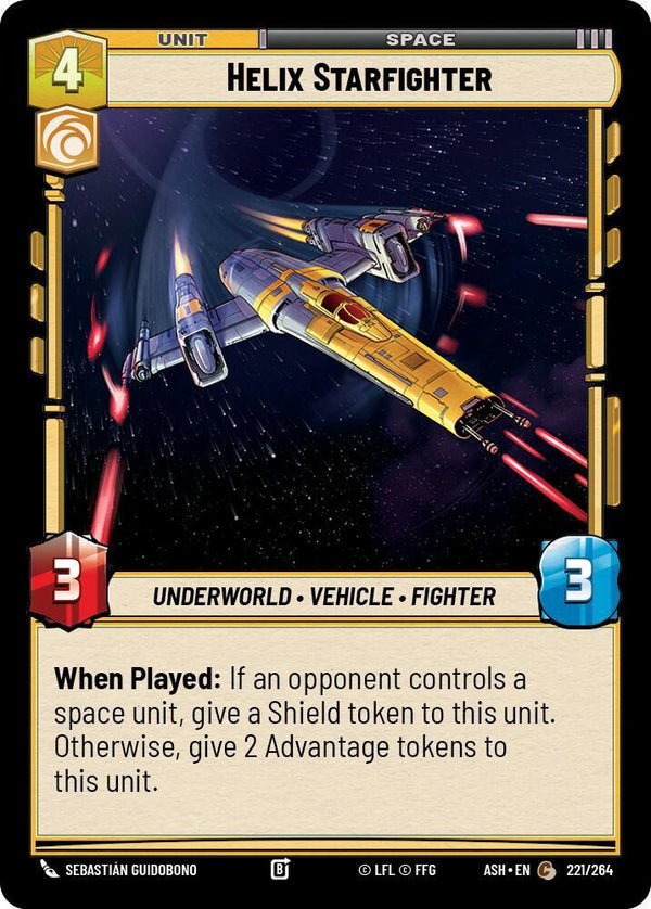 Helix Starfighter - Star Wars Unlimited