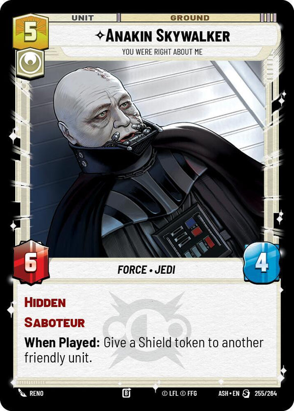 Anakin Skywalker - You Were Right About Me - Star Wars Unlimited