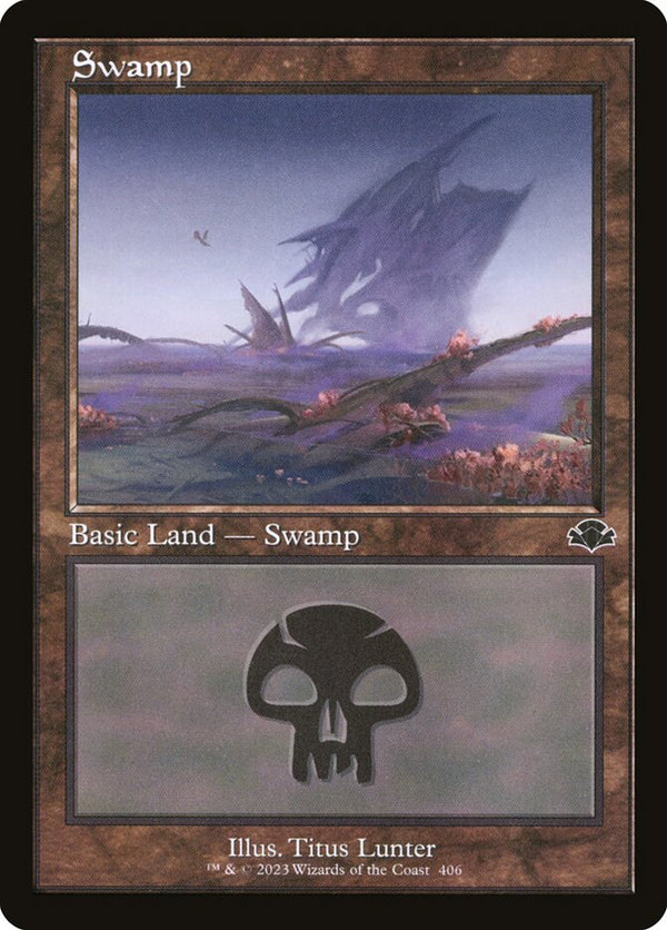 Swamp (406) (Retro Frame) - Magic: The Gathering