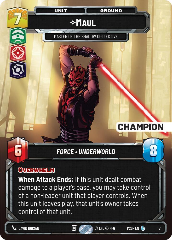 Maul - Master of the Shadow Collective (Champion)