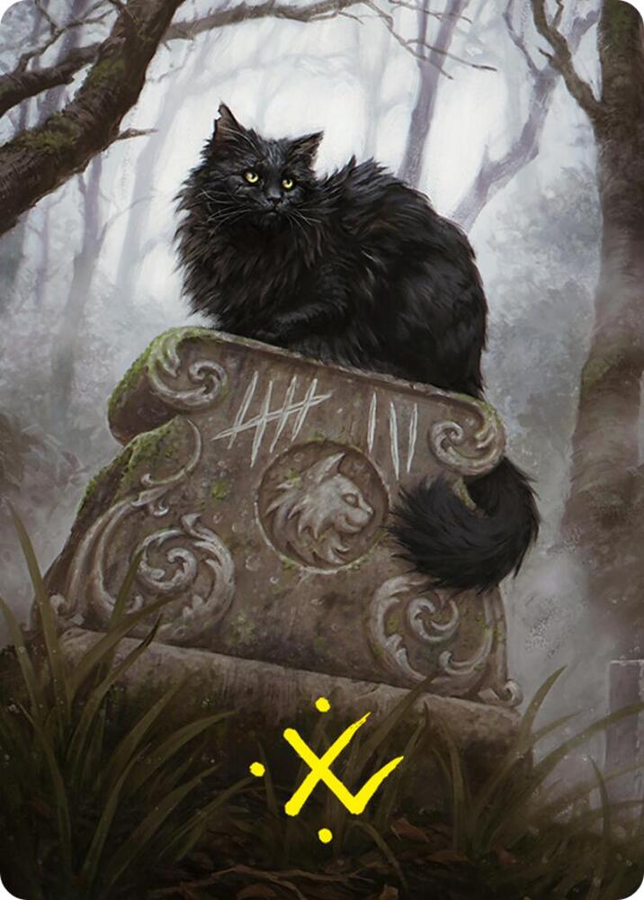 Nine-Lives Familiar 2 Art Card (36/54) (Gold-Stamped Signature)