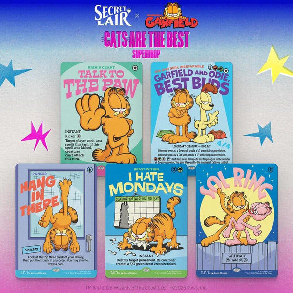 Secret Lair Drop: Secret Lair x Garfield: Motivationally Challenged - Non-Foil Edition (SLD) - Magic: The Gathering