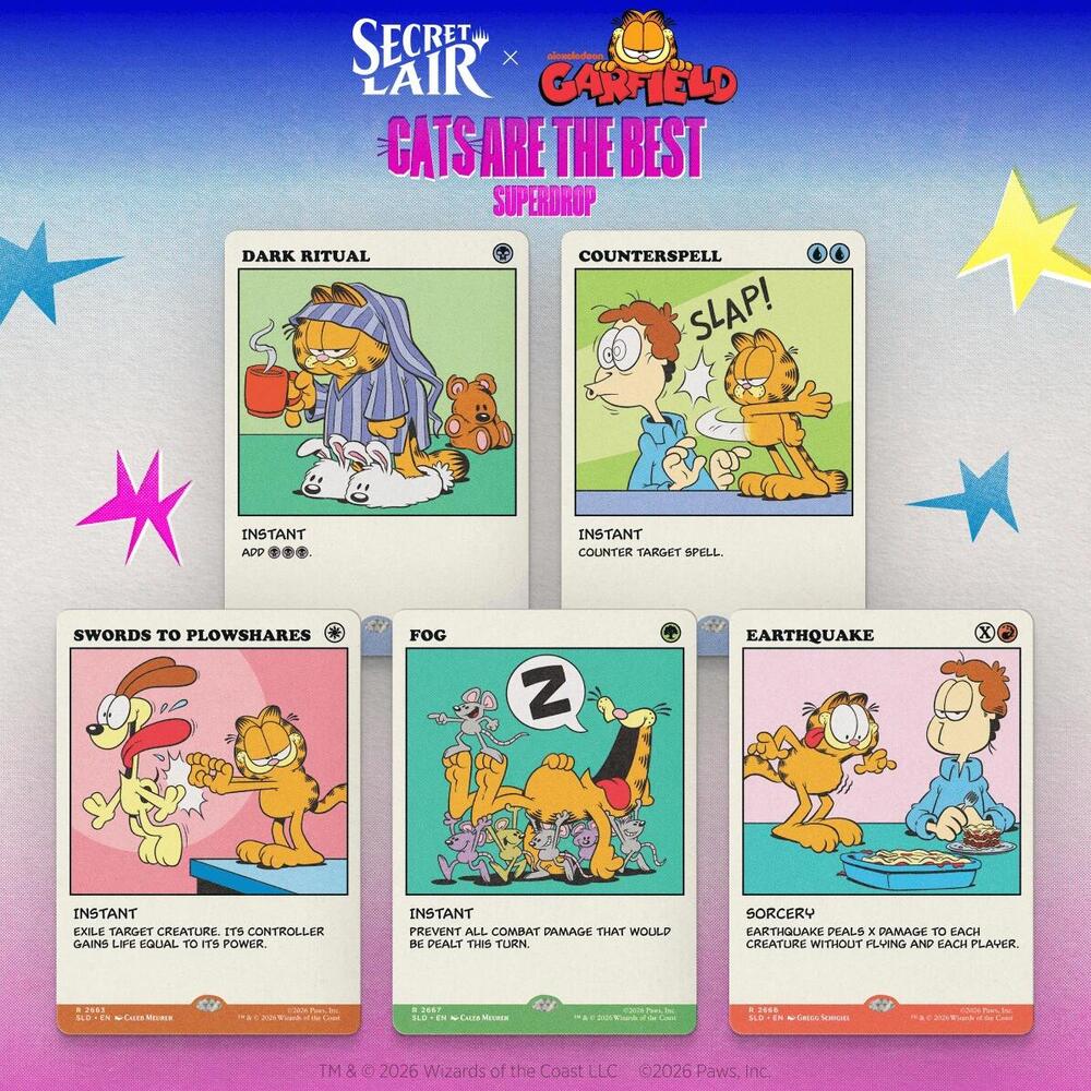 Secret Lair Drop: Secret Lair x Garfield: As Intended - Non-Foil Edition