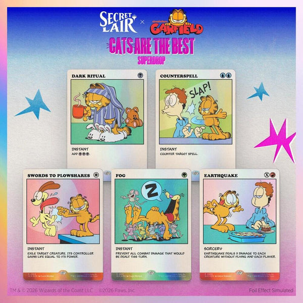 Secret Lair Drop: Secret Lair x Garfield: As Intended - Traditional Foil Edition (SLD) - Magic: The Gathering