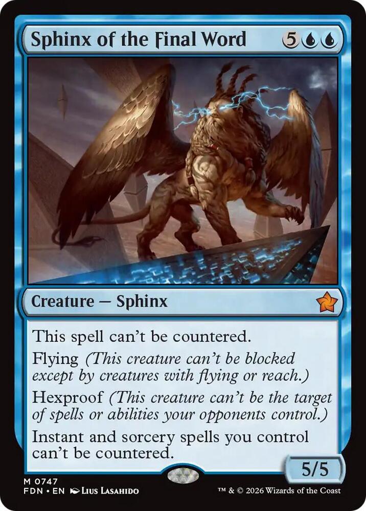 Sphinx of the Final Word (0747)
