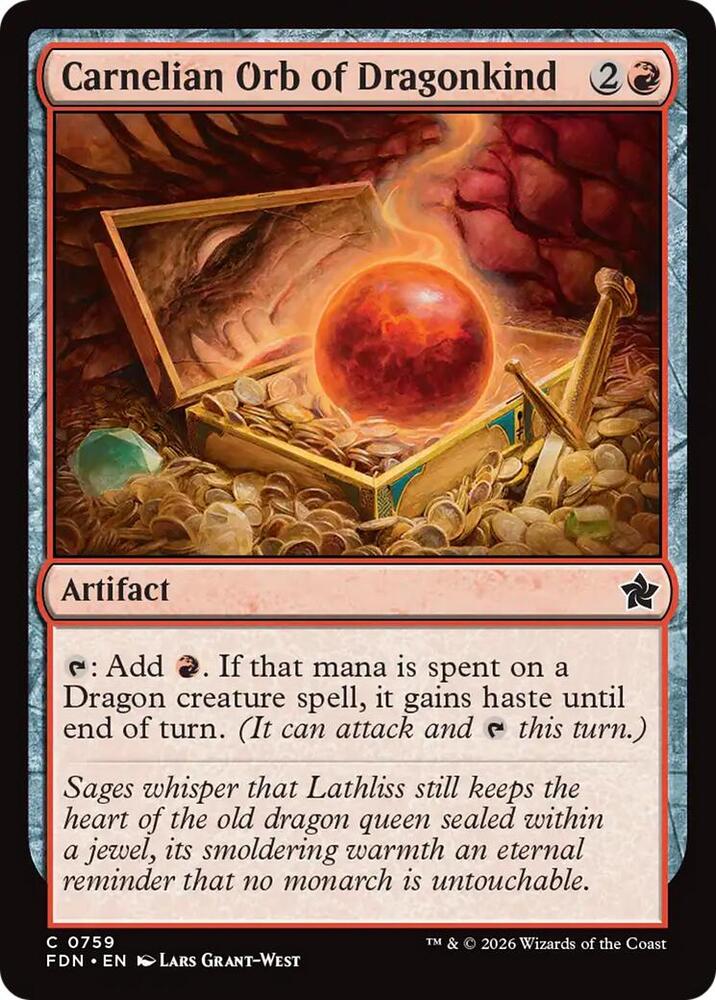 Carnelian Orb of Dragonkind (0759)