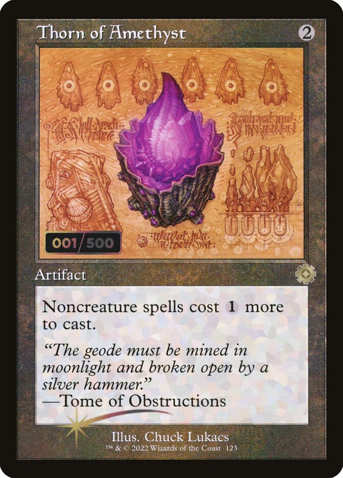 Thorn of Amethyst (Schematic) (Serial Numbered)