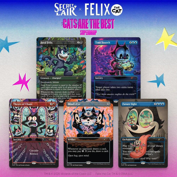 Secret Lair Drop: Secret Lair x Felix the Cat: Magic Bag of Tricks - Non-Foil Edition - Magic: The Gathering