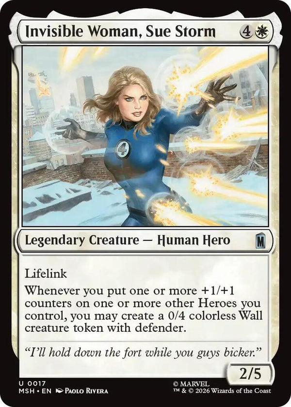 Invisible Woman, Sue Storm - Magic: The Gathering