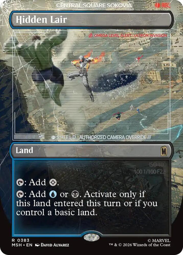 Hidden Lair (Borderless) - Magic: The Gathering