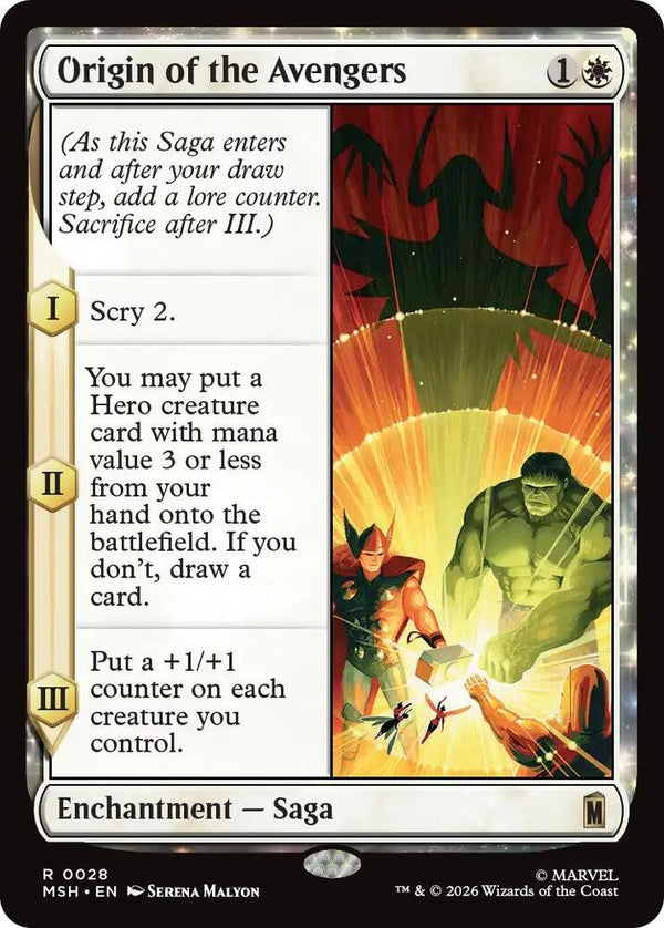 Origin of the Avengers - Magic: The Gathering