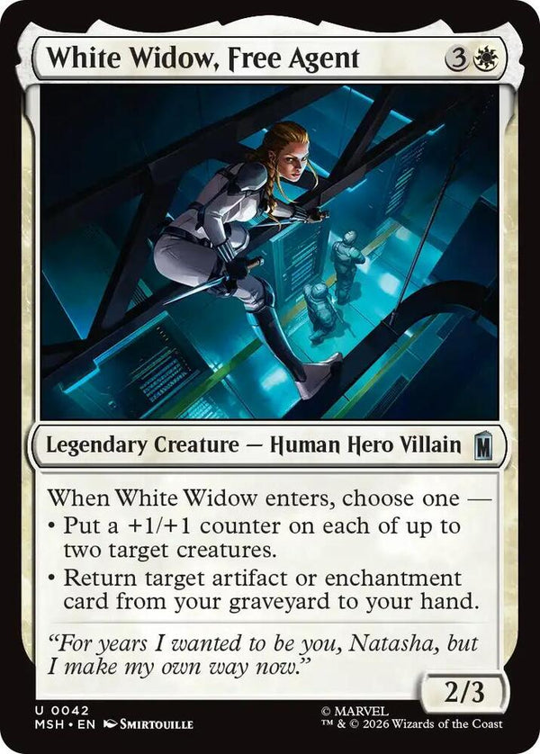 White Widow, Free Agent - Magic: The Gathering
