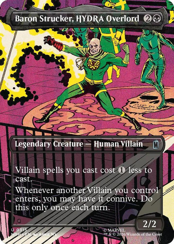 Baron Strucker, HYDRA Overlord (Borderless) - Magic: The Gathering
