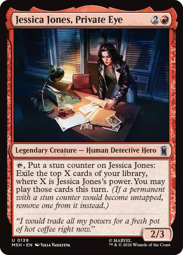 Jessica Jones, Private Eye - Magic: The Gathering