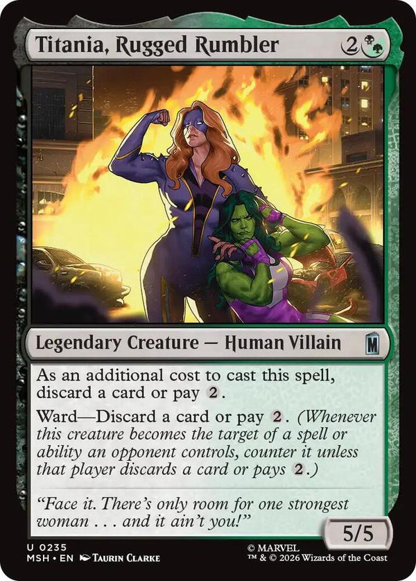 Titania, Rugged Rumbler - Magic: The Gathering