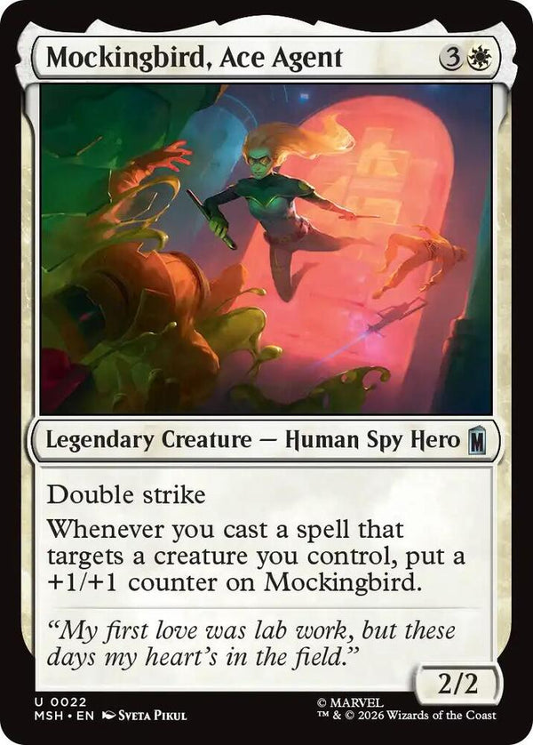 Mockingbird, Ace Agent - Magic: The Gathering