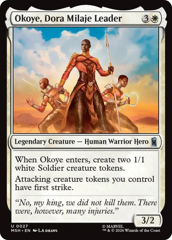 Okoye, Dora Milaje Leader - Magic: The Gathering