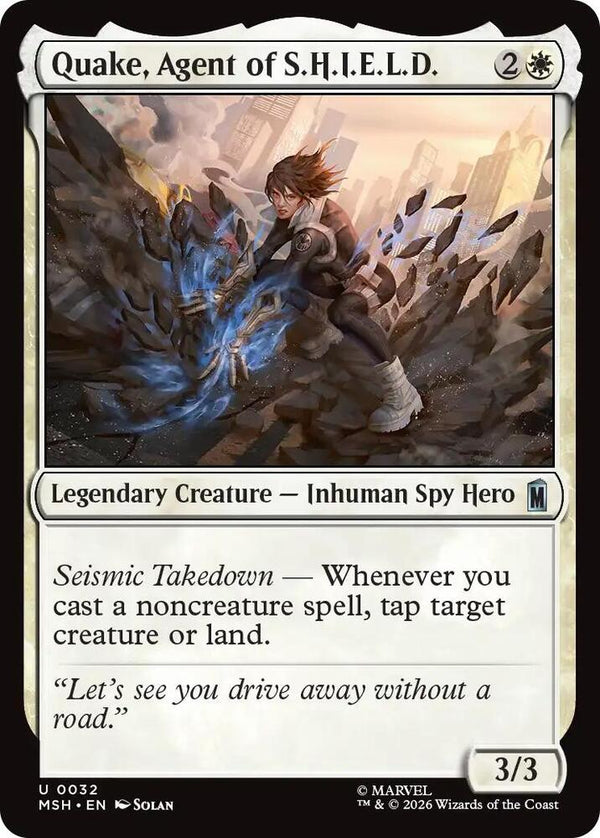Quake, Agent of S.H.I.E.L.D. - Magic: The Gathering