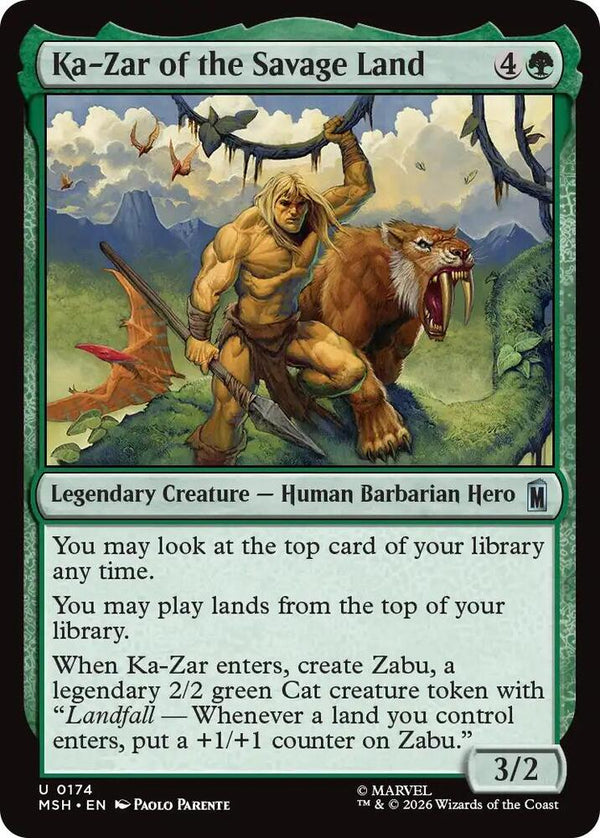 Ka-Zar of the Savage Land - Magic: The Gathering
