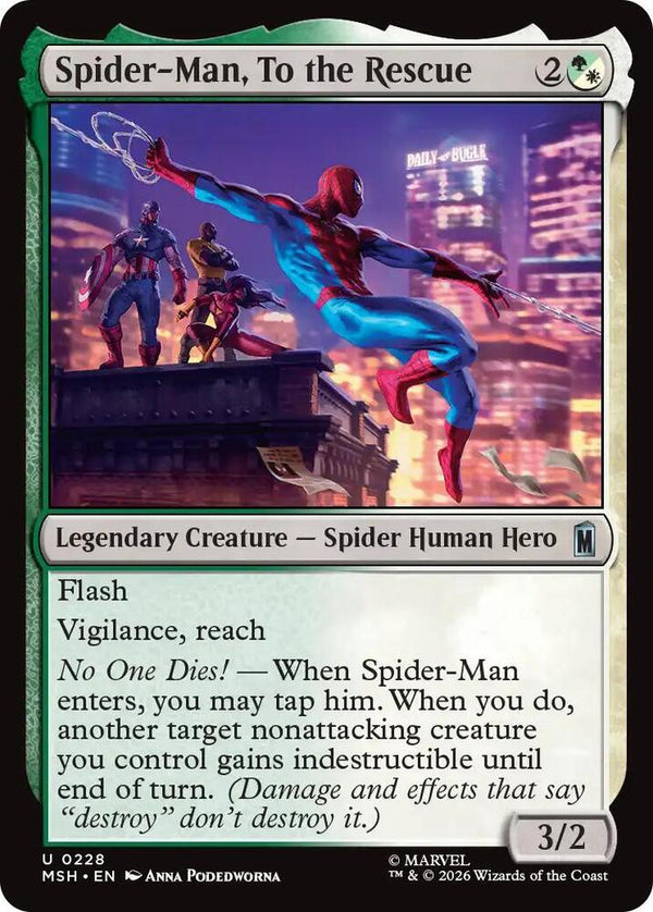 Spider-Man, To the Rescue - Magic: The Gathering