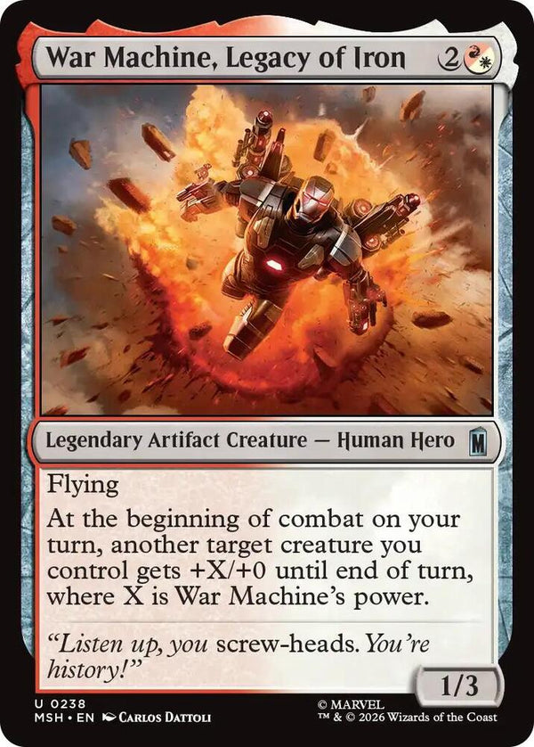 War Machine, Legacy of Iron - Magic: The Gathering