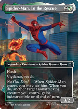 Spider-Man, To the Rescue (Borderless) - Magic: The Gathering