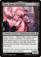 Klaw, Sonic Subjugator - Magic: The Gathering