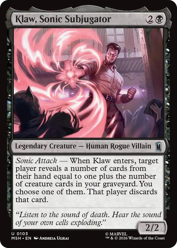 Klaw, Sonic Subjugator - Magic: The Gathering