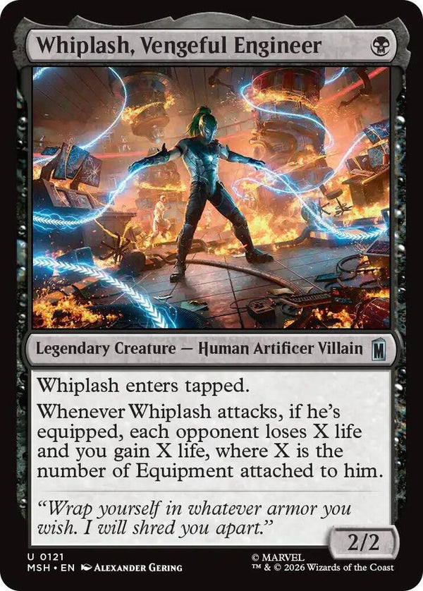 Whiplash, Vengeful Engineer - Magic: The Gathering