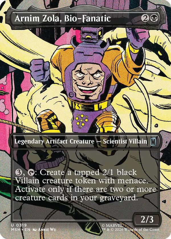 Arnim Zola, Bio-Fanatic (Borderless) - Magic: The Gathering