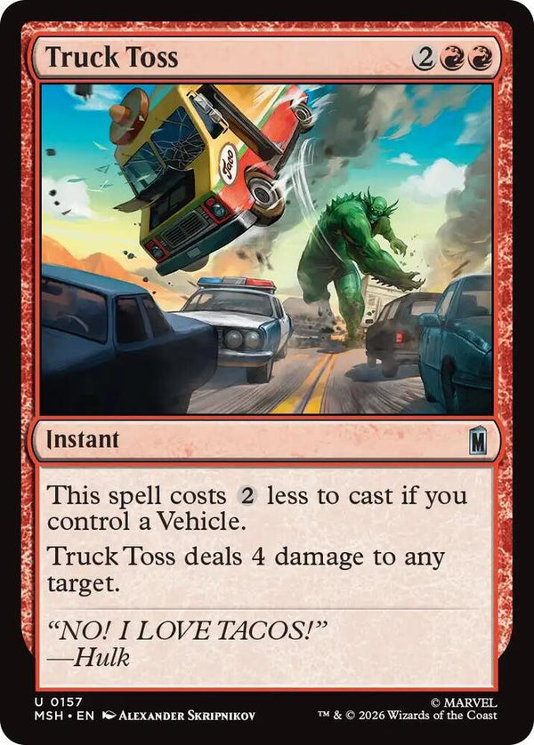 Truck Toss - Magic: The Gathering
